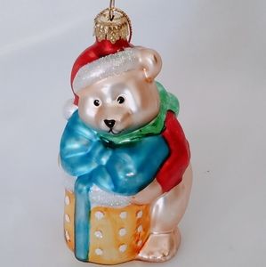 Christmas Teddy Bear Tree Ornament
